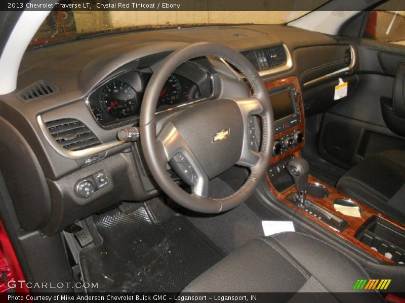 Crystal Red Tintcoat / Ebony 2013 Chevrolet Traverse LT