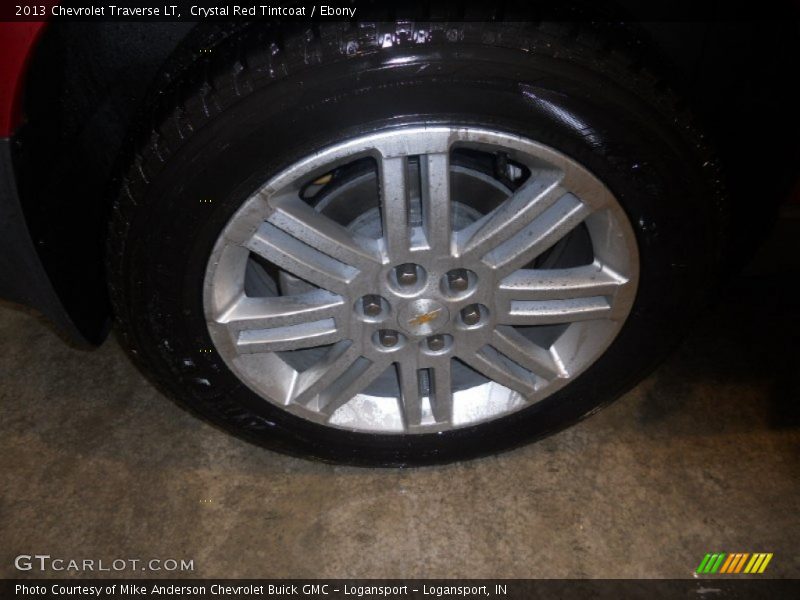 Crystal Red Tintcoat / Ebony 2013 Chevrolet Traverse LT