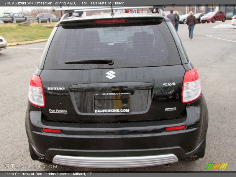Black Pearl Metallic / Black 2009 Suzuki SX4 Crossover Touring AWD
