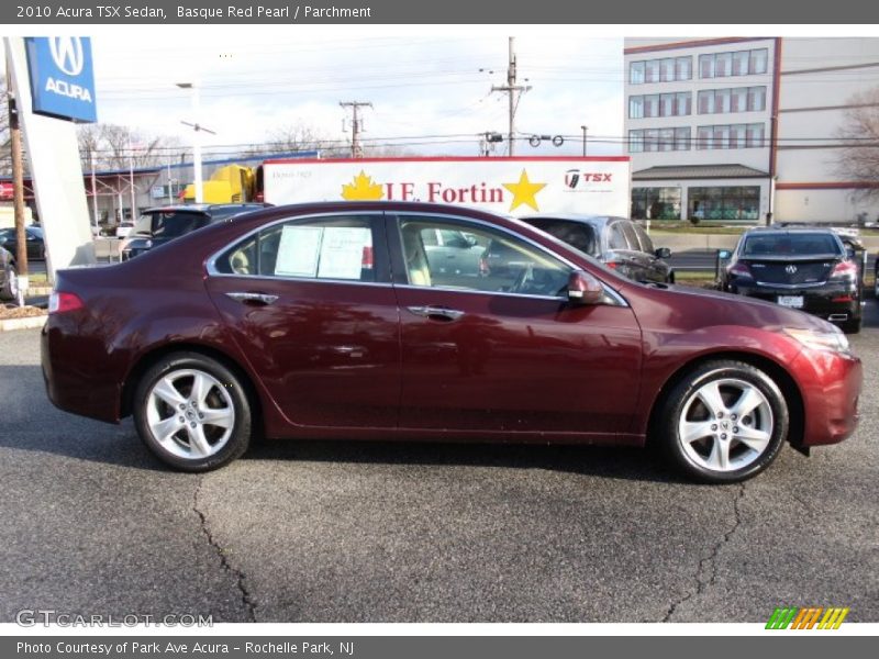 Basque Red Pearl / Parchment 2010 Acura TSX Sedan
