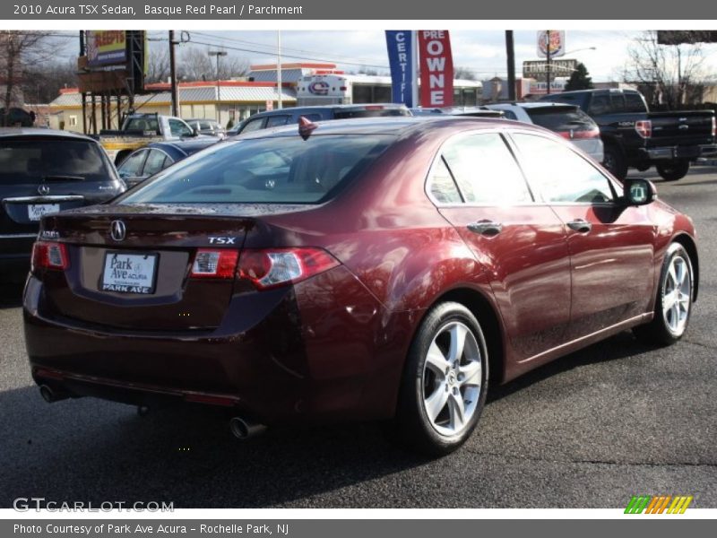 Basque Red Pearl / Parchment 2010 Acura TSX Sedan