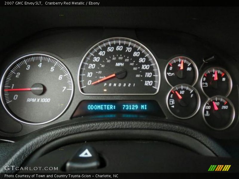 Cranberry Red Metallic / Ebony 2007 GMC Envoy SLT