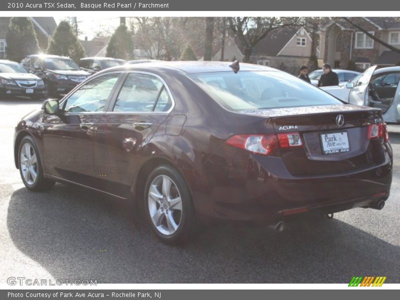 Basque Red Pearl / Parchment 2010 Acura TSX Sedan