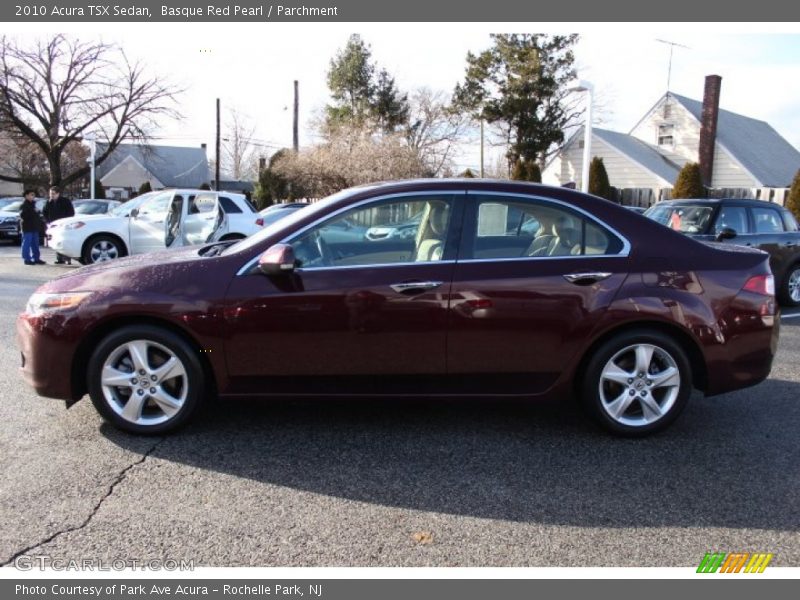 Basque Red Pearl / Parchment 2010 Acura TSX Sedan