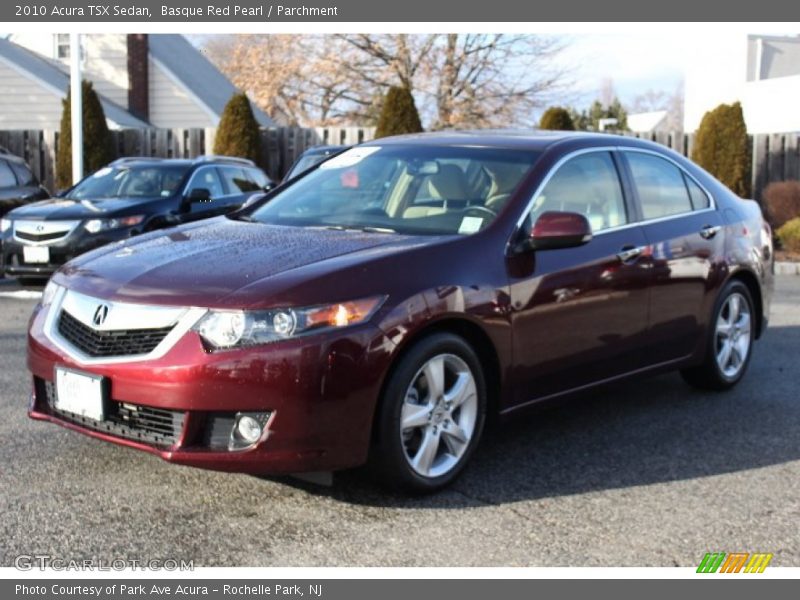 Basque Red Pearl / Parchment 2010 Acura TSX Sedan