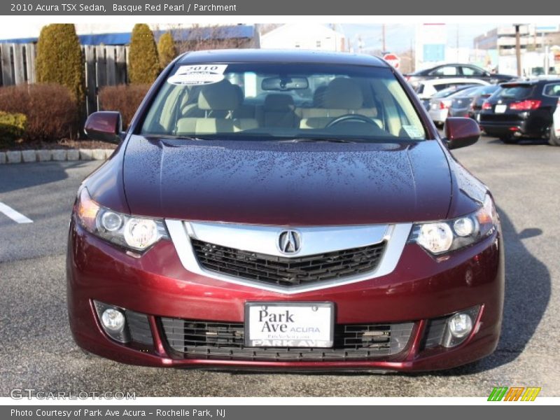 Basque Red Pearl / Parchment 2010 Acura TSX Sedan