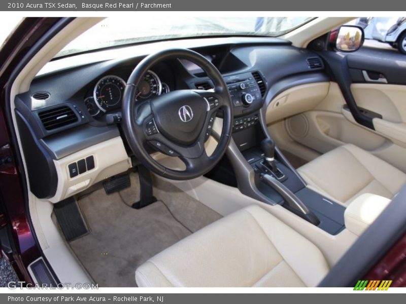 Basque Red Pearl / Parchment 2010 Acura TSX Sedan
