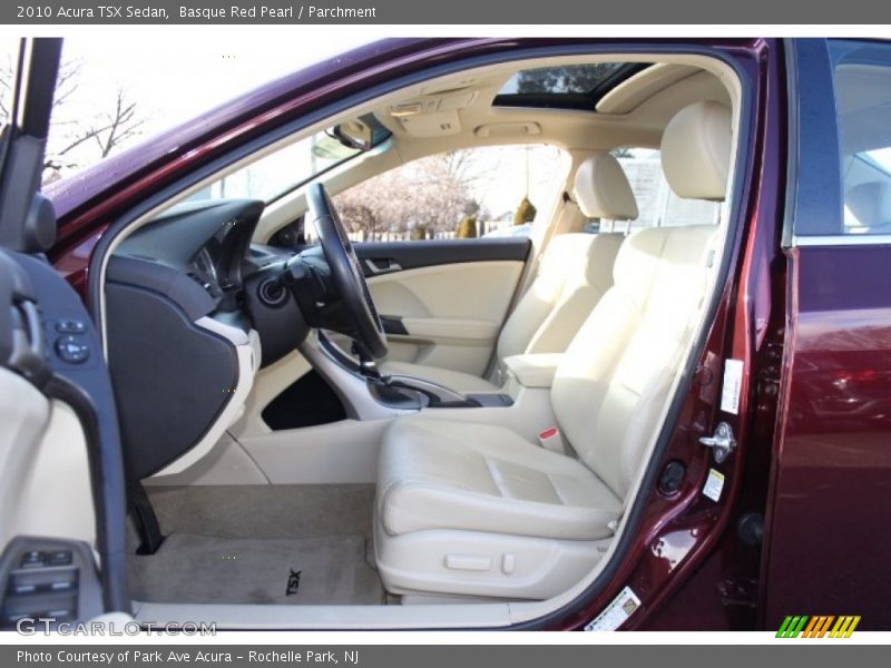 Basque Red Pearl / Parchment 2010 Acura TSX Sedan