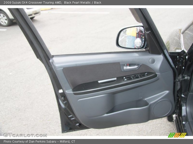 Black Pearl Metallic / Black 2009 Suzuki SX4 Crossover Touring AWD