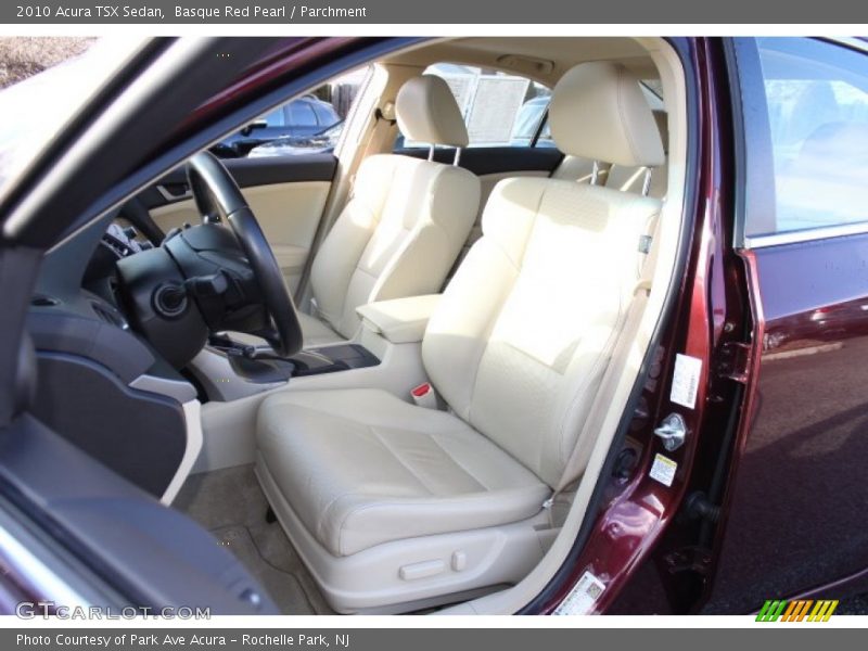 Basque Red Pearl / Parchment 2010 Acura TSX Sedan