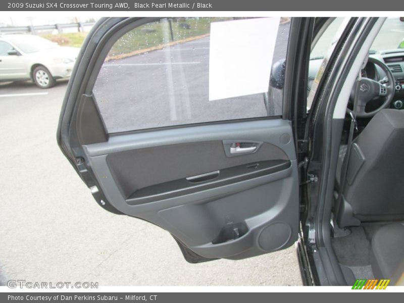 Black Pearl Metallic / Black 2009 Suzuki SX4 Crossover Touring AWD