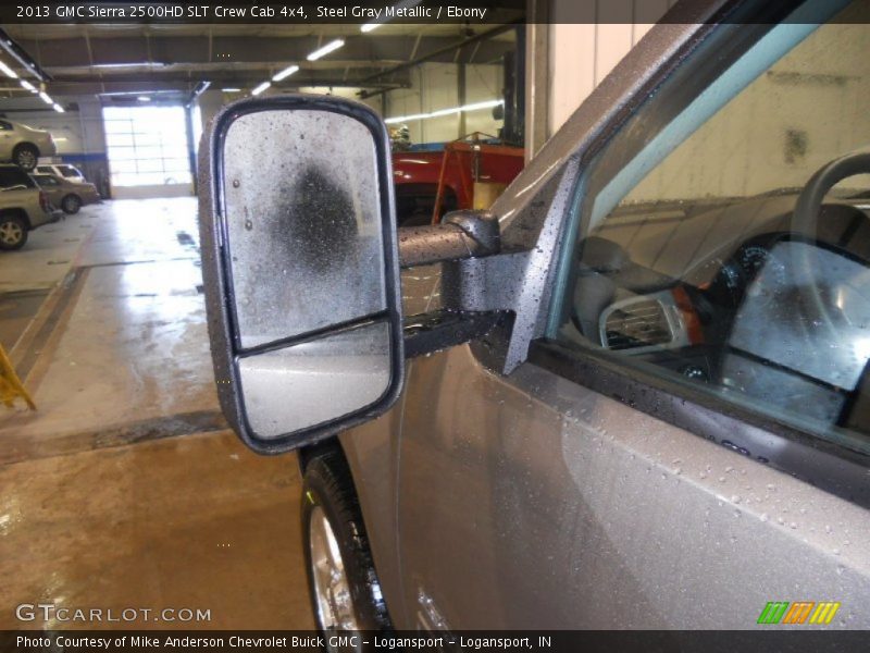 Steel Gray Metallic / Ebony 2013 GMC Sierra 2500HD SLT Crew Cab 4x4