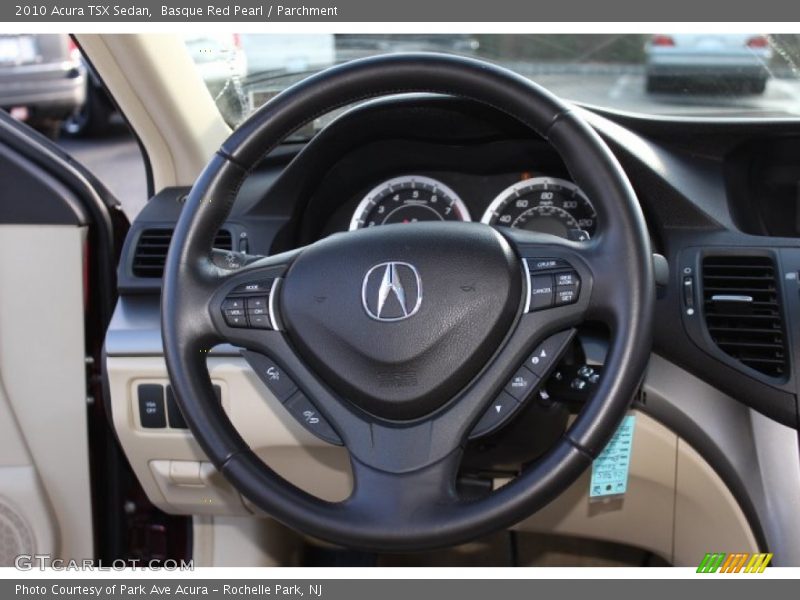Basque Red Pearl / Parchment 2010 Acura TSX Sedan