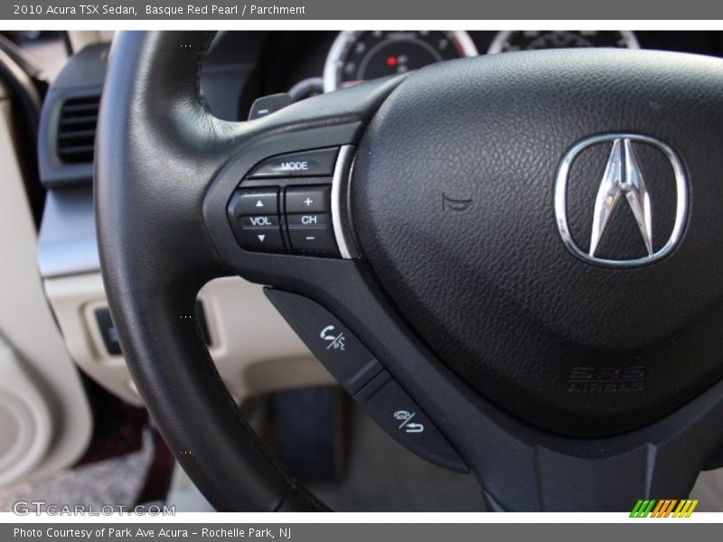 Basque Red Pearl / Parchment 2010 Acura TSX Sedan