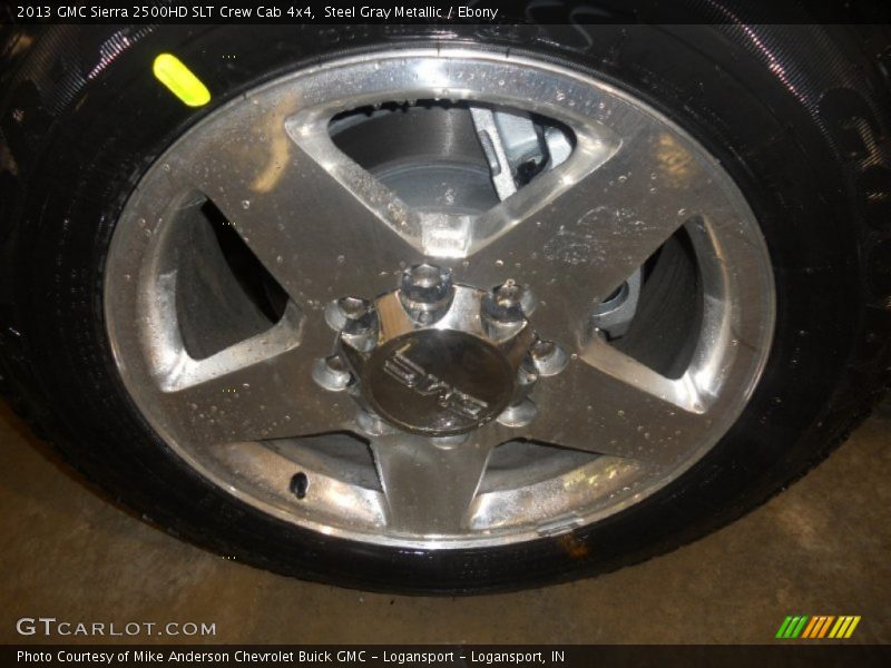 Steel Gray Metallic / Ebony 2013 GMC Sierra 2500HD SLT Crew Cab 4x4