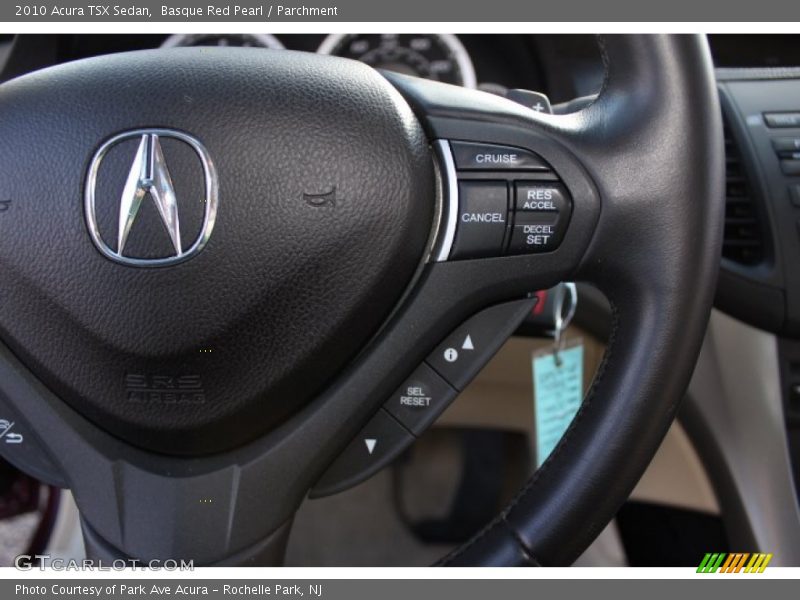 Basque Red Pearl / Parchment 2010 Acura TSX Sedan