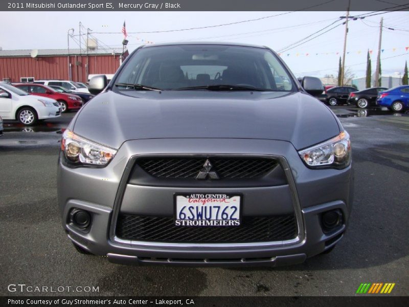Mercury Gray / Black 2011 Mitsubishi Outlander Sport ES