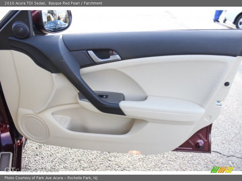 Basque Red Pearl / Parchment 2010 Acura TSX Sedan