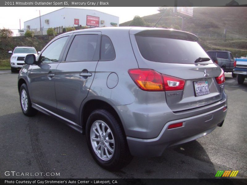 Mercury Gray / Black 2011 Mitsubishi Outlander Sport ES