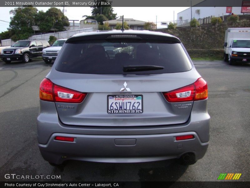 Mercury Gray / Black 2011 Mitsubishi Outlander Sport ES
