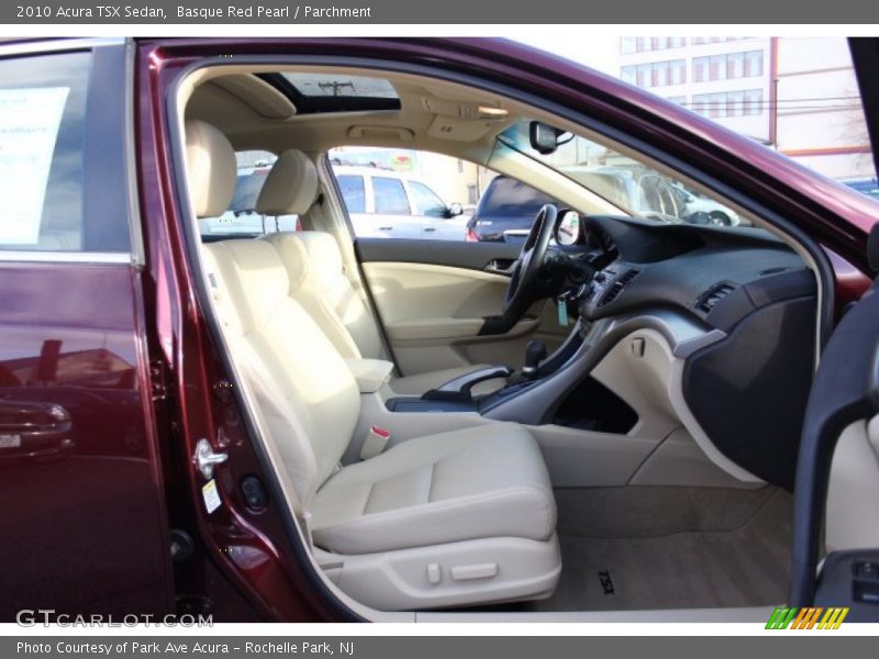 Basque Red Pearl / Parchment 2010 Acura TSX Sedan