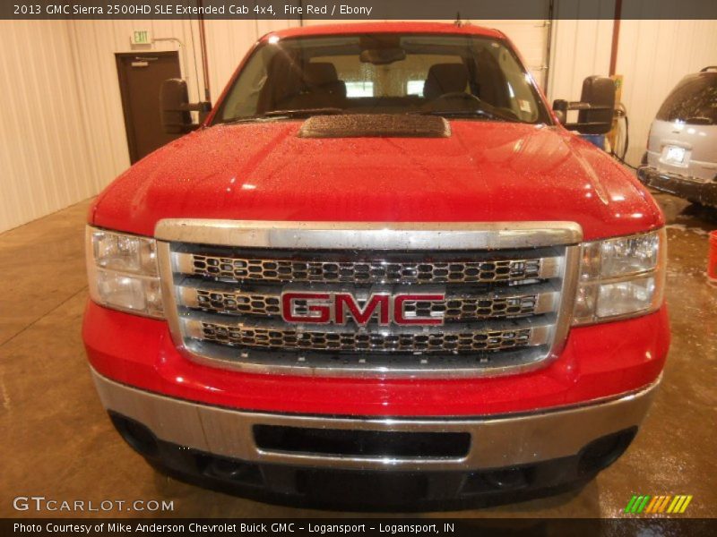 Fire Red / Ebony 2013 GMC Sierra 2500HD SLE Extended Cab 4x4