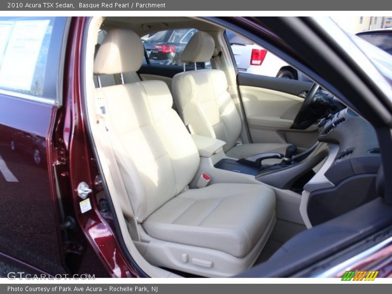 Basque Red Pearl / Parchment 2010 Acura TSX Sedan