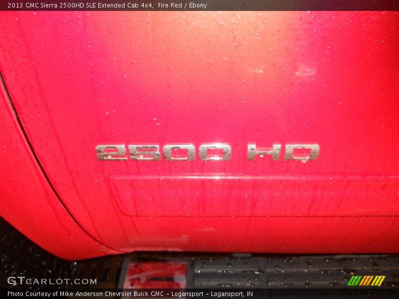 Fire Red / Ebony 2013 GMC Sierra 2500HD SLE Extended Cab 4x4