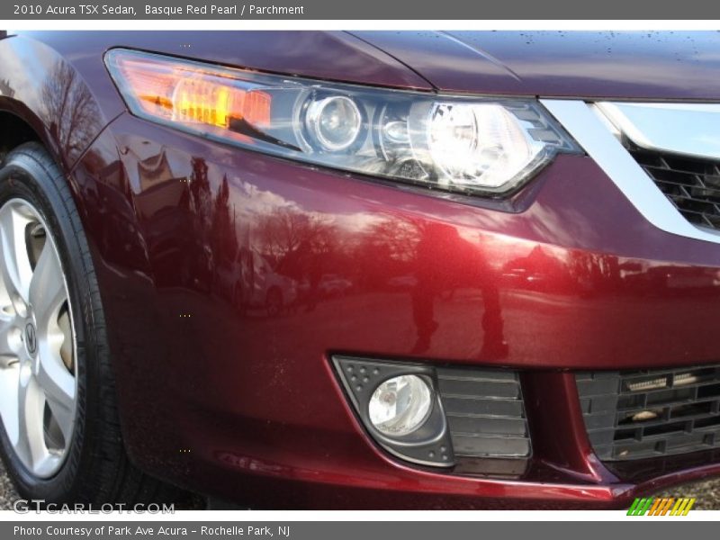 Basque Red Pearl / Parchment 2010 Acura TSX Sedan