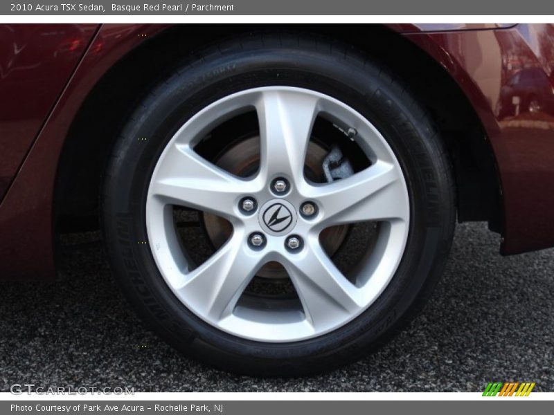Basque Red Pearl / Parchment 2010 Acura TSX Sedan