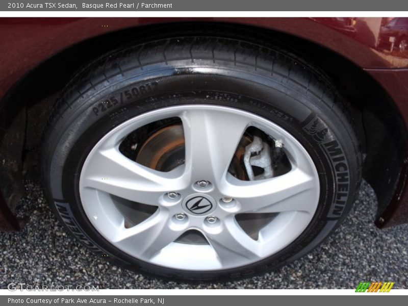Basque Red Pearl / Parchment 2010 Acura TSX Sedan