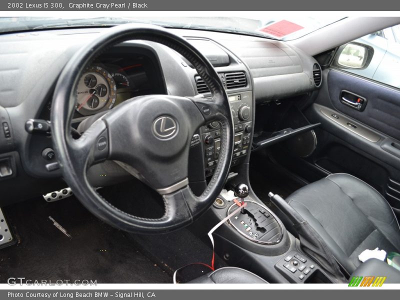 Graphite Gray Pearl / Black 2002 Lexus IS 300