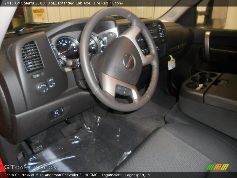Fire Red / Ebony 2013 GMC Sierra 2500HD SLE Extended Cab 4x4