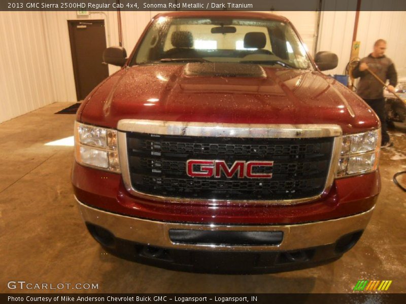 Sonoma Red Metallic / Dark Titanium 2013 GMC Sierra 2500HD Regular Cab 4x4