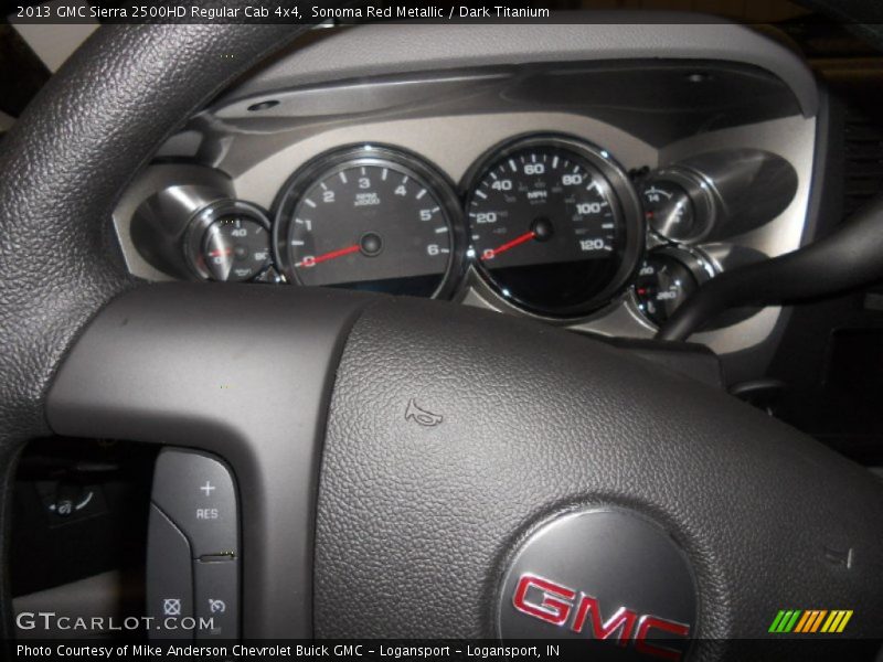 Sonoma Red Metallic / Dark Titanium 2013 GMC Sierra 2500HD Regular Cab 4x4