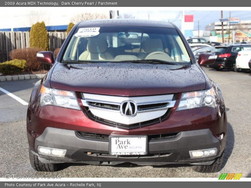 Dark Cherry Pearl / Parchment 2009 Acura MDX Technology