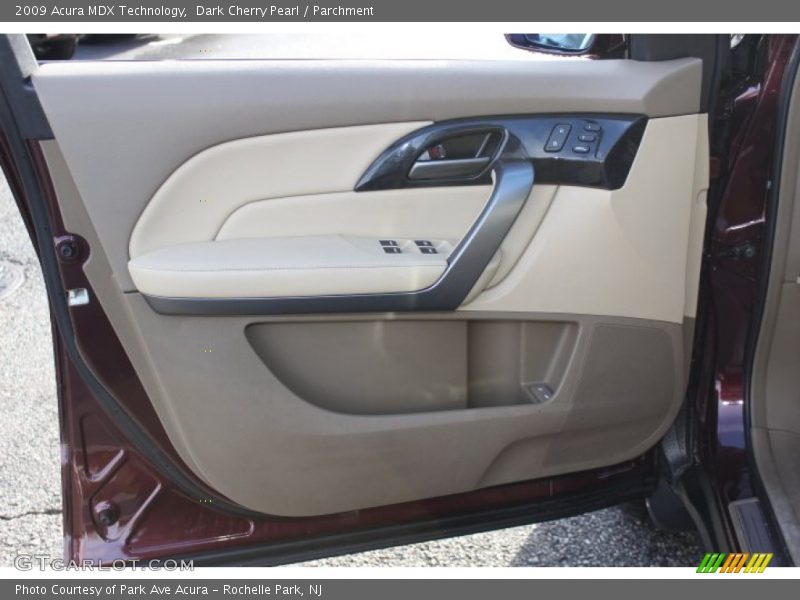 Dark Cherry Pearl / Parchment 2009 Acura MDX Technology
