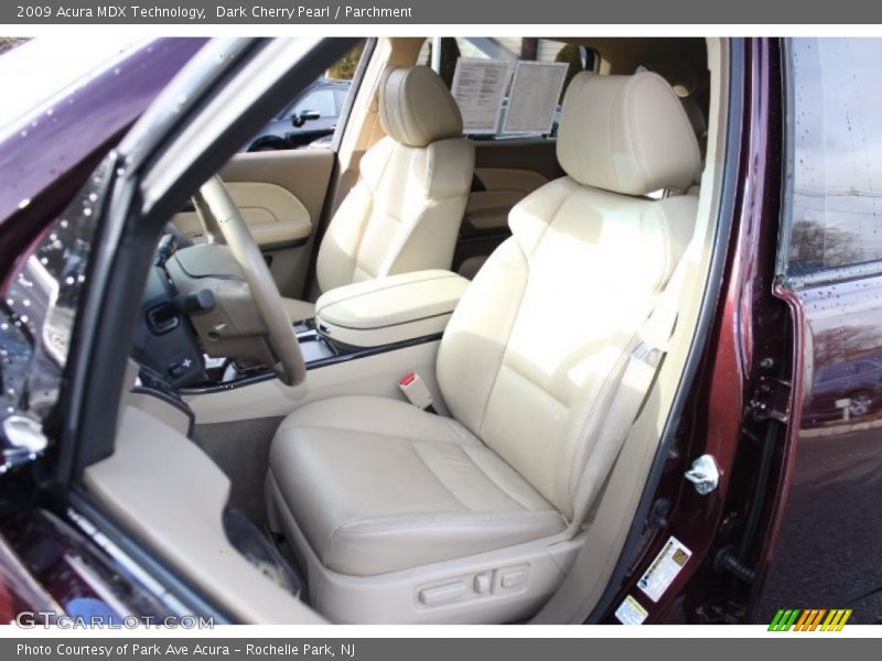 Dark Cherry Pearl / Parchment 2009 Acura MDX Technology