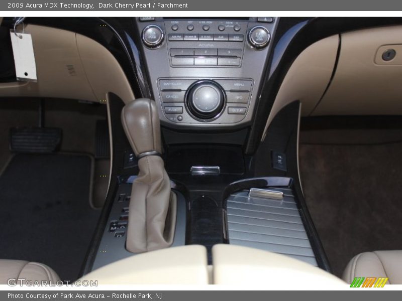 Dark Cherry Pearl / Parchment 2009 Acura MDX Technology