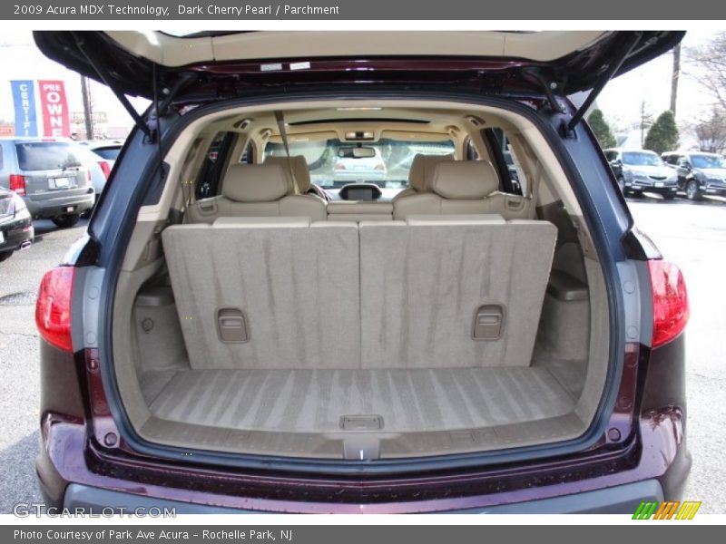 Dark Cherry Pearl / Parchment 2009 Acura MDX Technology