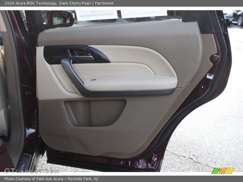Dark Cherry Pearl / Parchment 2009 Acura MDX Technology