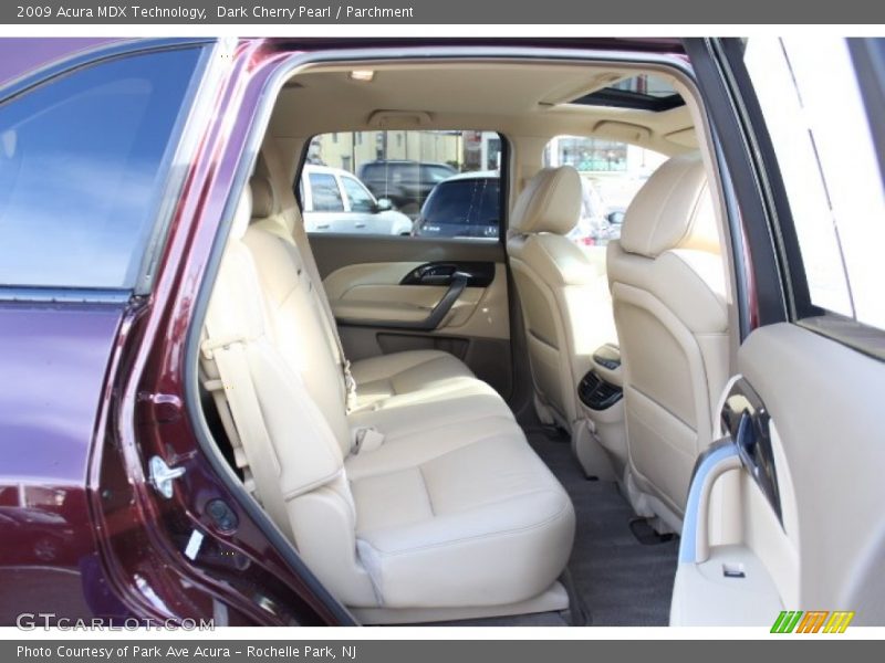 Dark Cherry Pearl / Parchment 2009 Acura MDX Technology