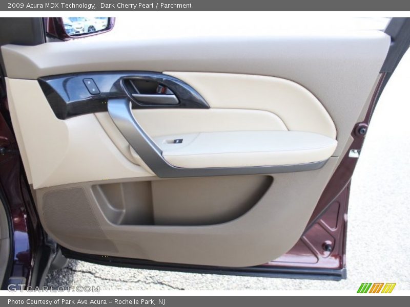Dark Cherry Pearl / Parchment 2009 Acura MDX Technology