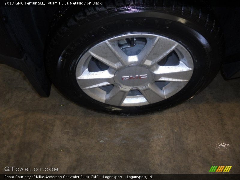 Atlantis Blue Metallic / Jet Black 2013 GMC Terrain SLE