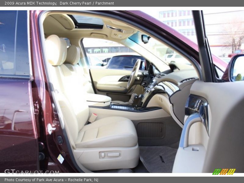 Dark Cherry Pearl / Parchment 2009 Acura MDX Technology