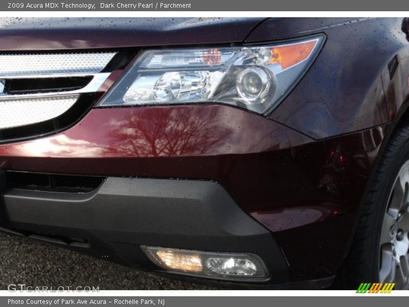 Dark Cherry Pearl / Parchment 2009 Acura MDX Technology
