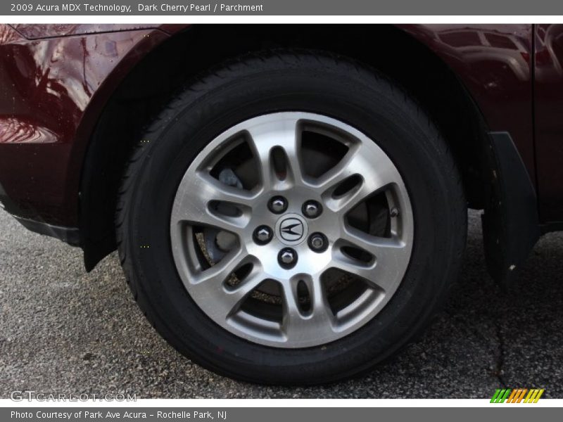 Dark Cherry Pearl / Parchment 2009 Acura MDX Technology