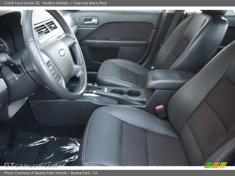 Front Seat of 2008 Fusion SE