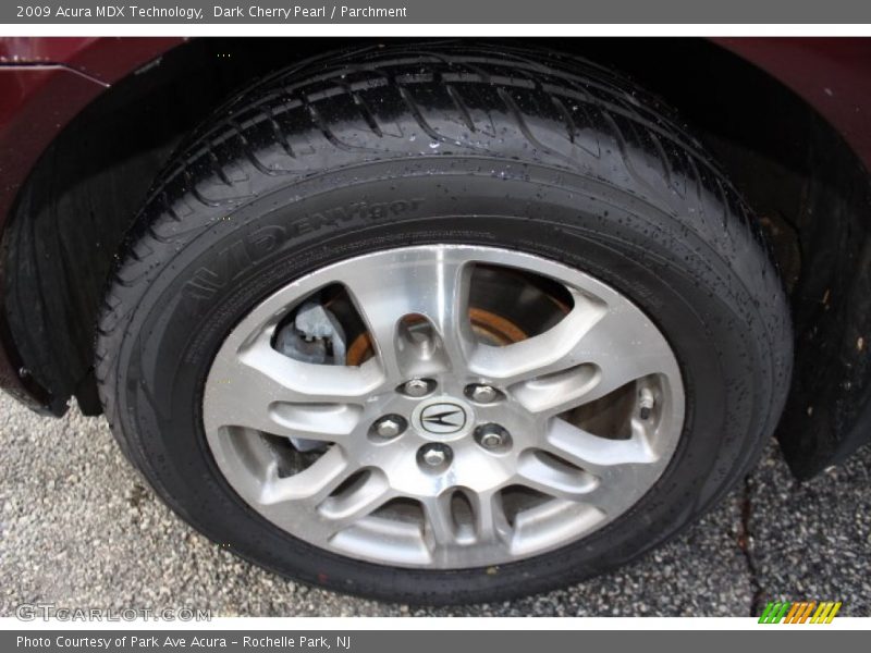 Dark Cherry Pearl / Parchment 2009 Acura MDX Technology