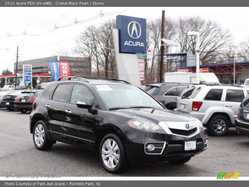 Crystal Black Pearl / Ebony 2010 Acura RDX SH-AWD